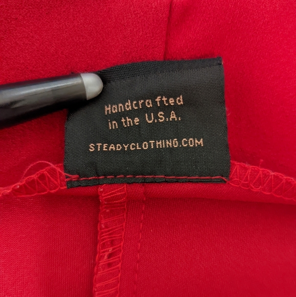 Cherry Red Off The Shoulder Top - Picture 6 of 6